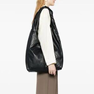 ALC Oversized Shiloh Vegan Leather Shoulder Bag Black